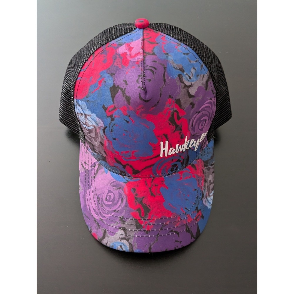 Iowa Hawkeyes Mesh Floral Snapback Trucker Hat‎ OSFM Authentic Brand Ladies